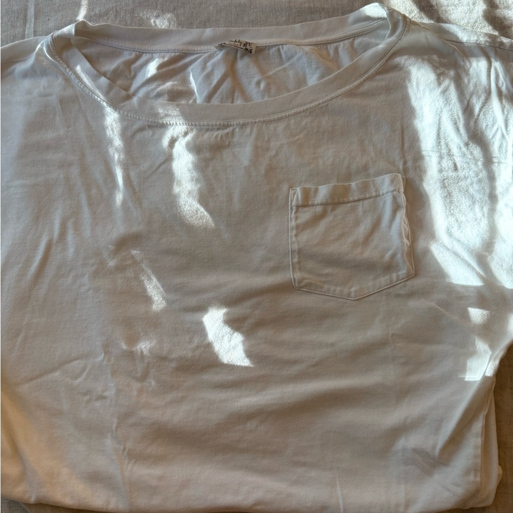 White Pocket T-Shirt Bodysuit